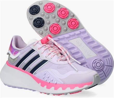 paarse adidas schoenen